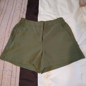 J crew size 10 army green olive casual shorts